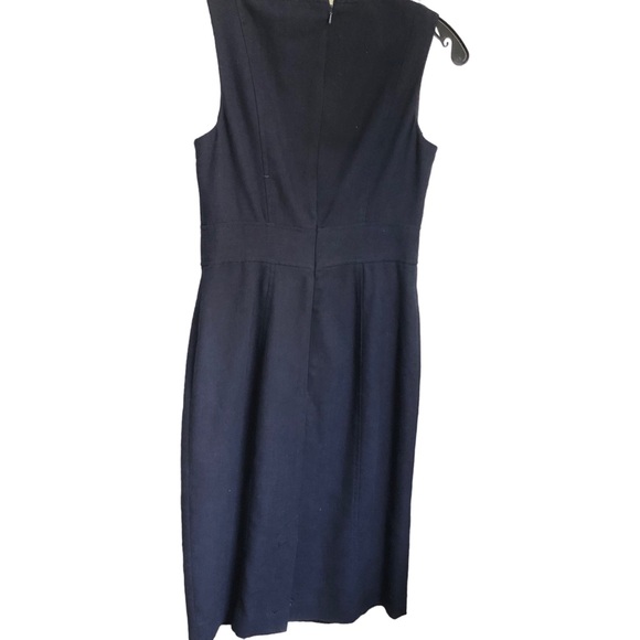 Anne Klein Classic shift dress Navy SZ 4 - Picture 2 of 16